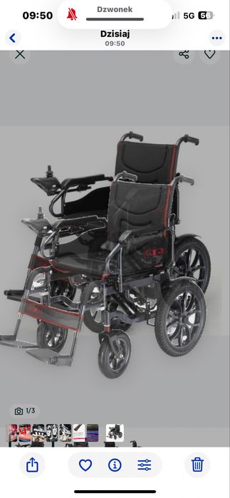 Elektryczny wózek inwalidzki AT52332