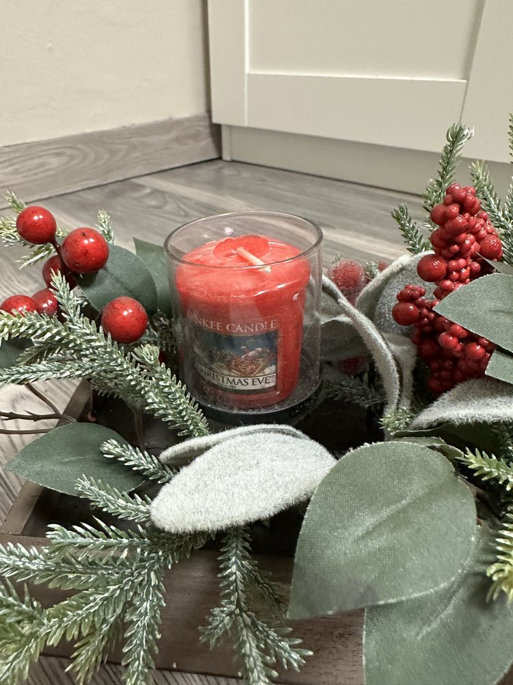 Stroik świąteczny / świecznik yanklee candle