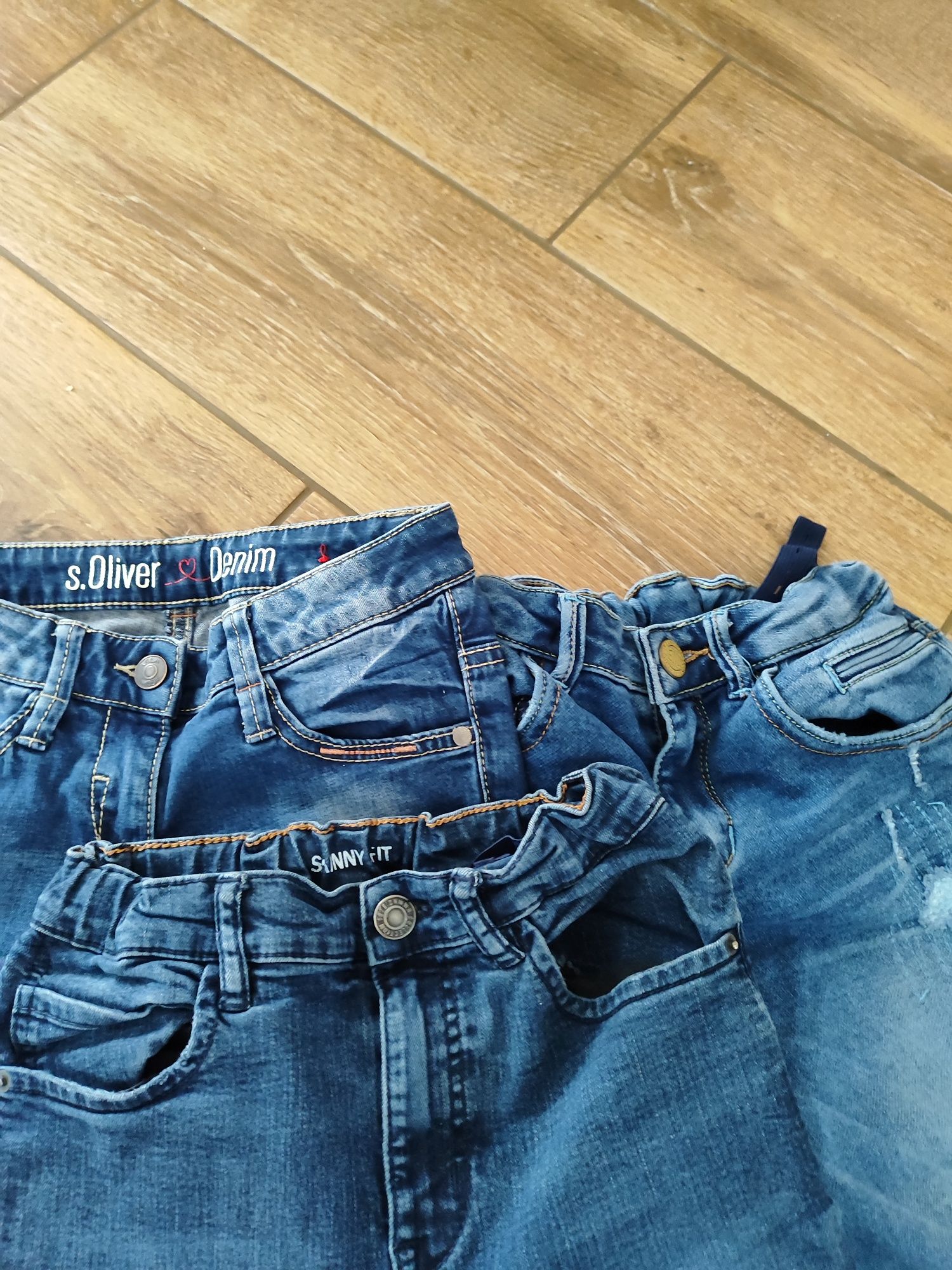 Zestaw spodnie jeans dres CR7,zara