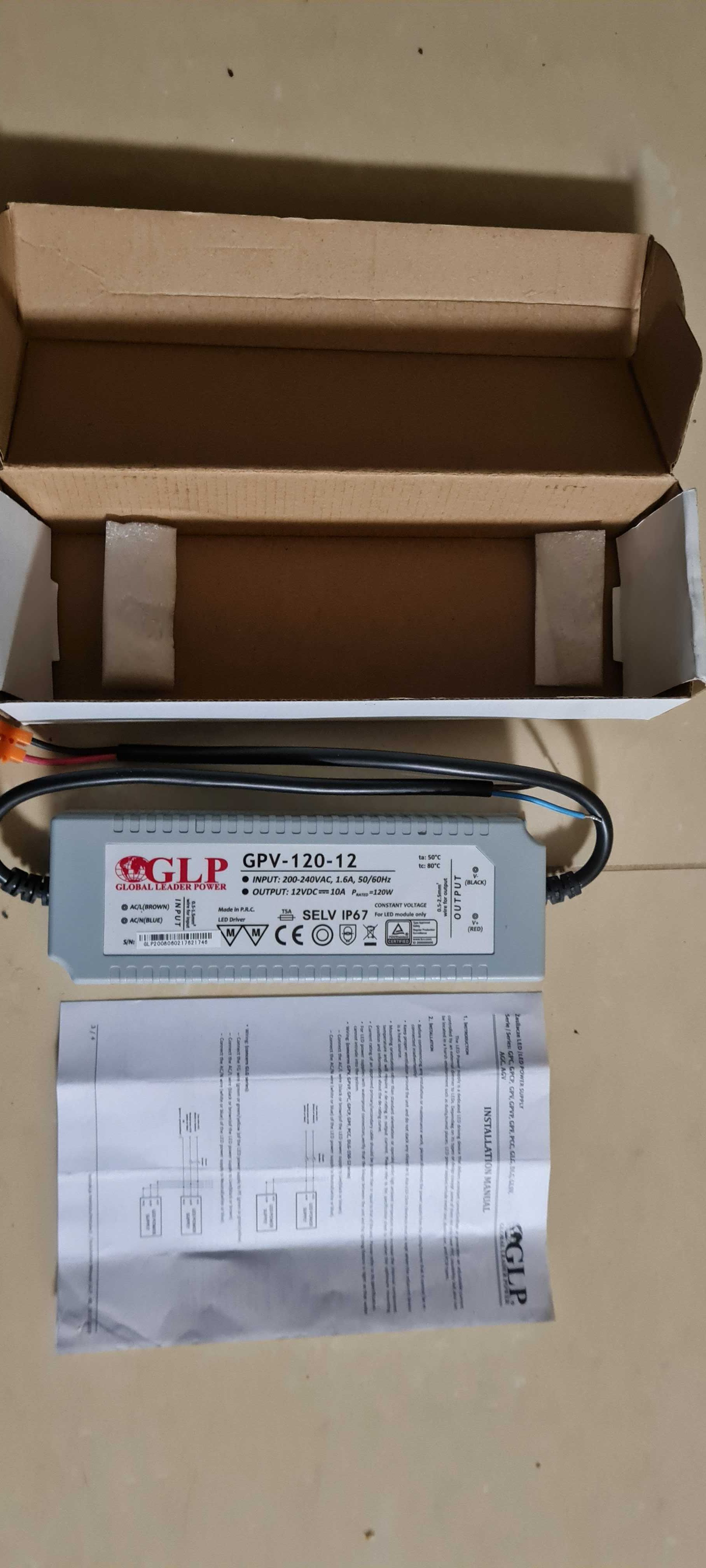 Zasilacz ledowy 230V / 12V 10A 120W