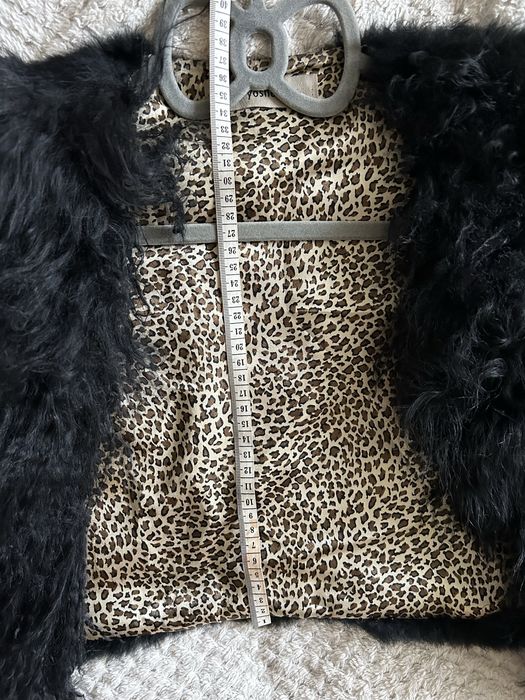 Kamizelka bezrękawnik bolerko yoshe futro skóra