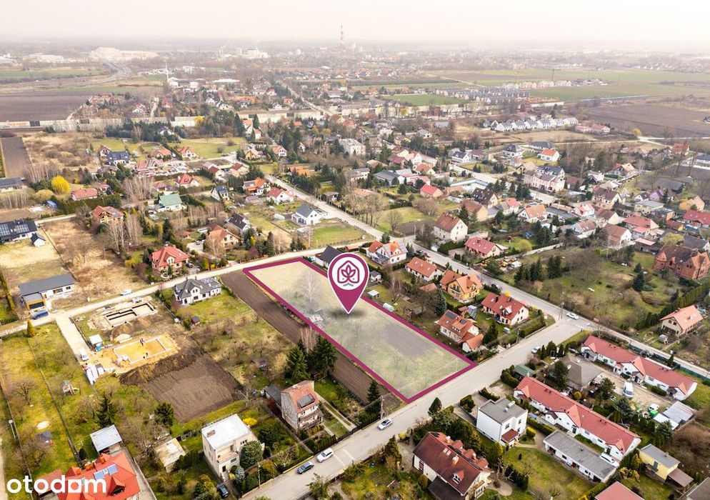 Działka inwest. pod zab. mieszk.  Św. Katarzyna