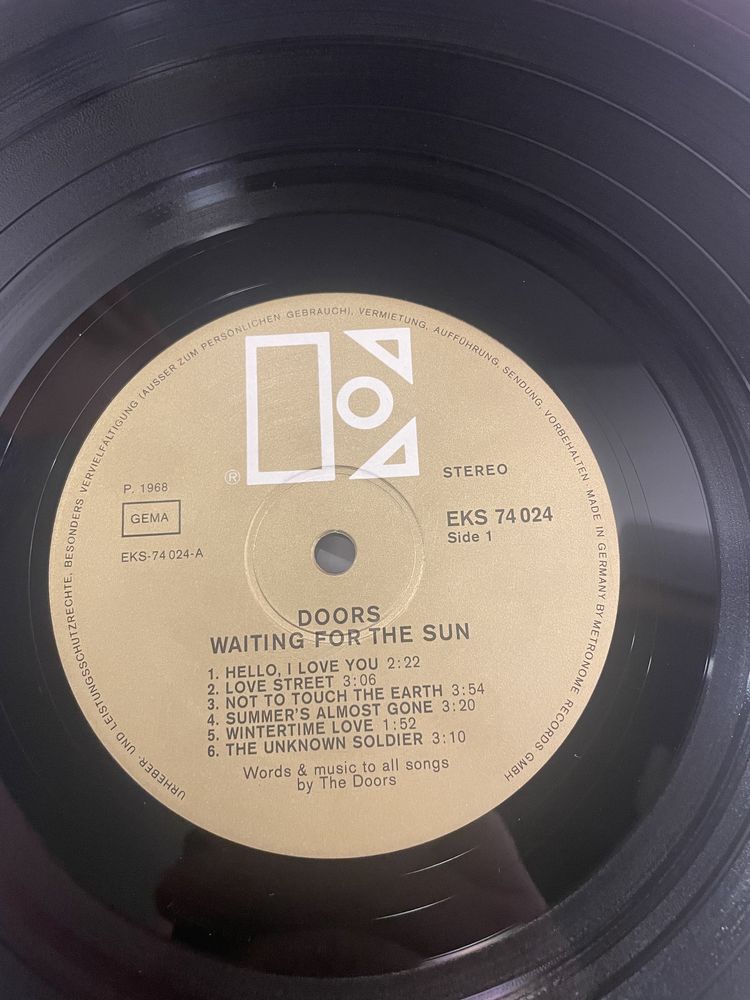 The Doors-Waiting for the sun, golden elektra 68r