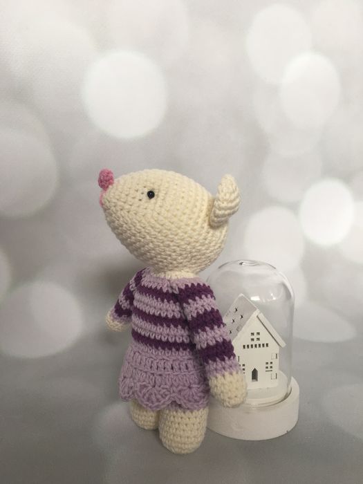 Myszka nie maileg amigurumi szydełko handmade