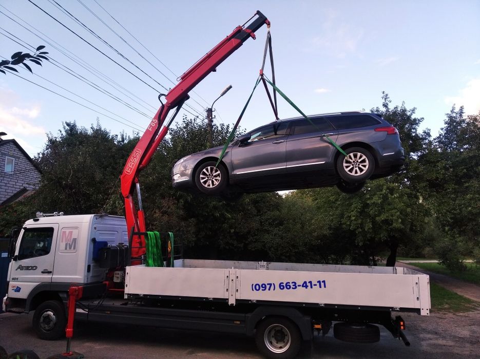 Кран манипулятор эвакуатор