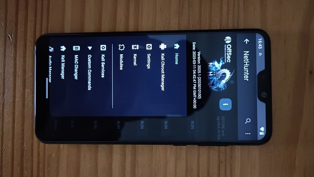 Asus Zenfone max pro M2 com Kali Linux instalado
