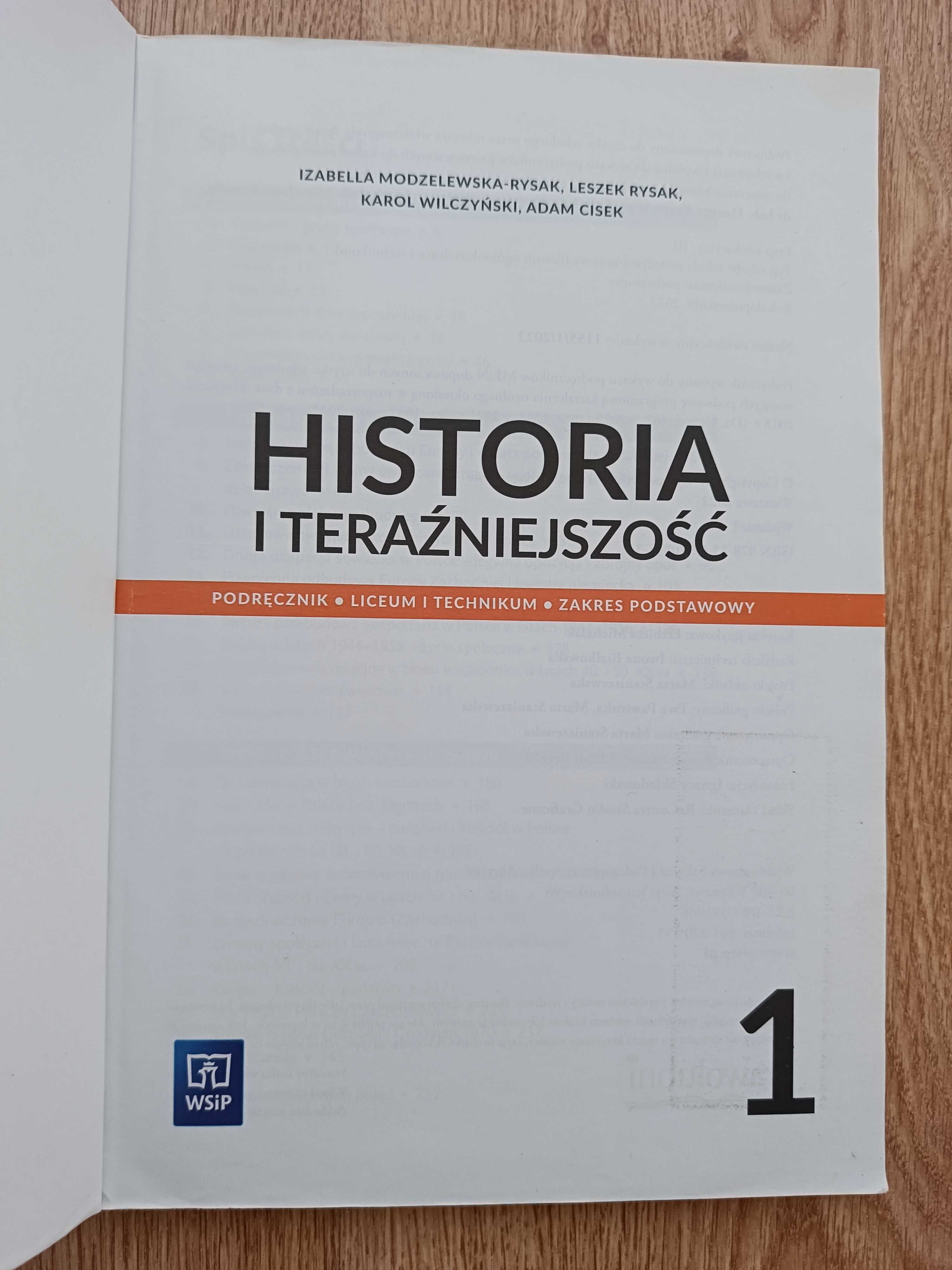 Podręcznik Historia i teraźniejszość 1