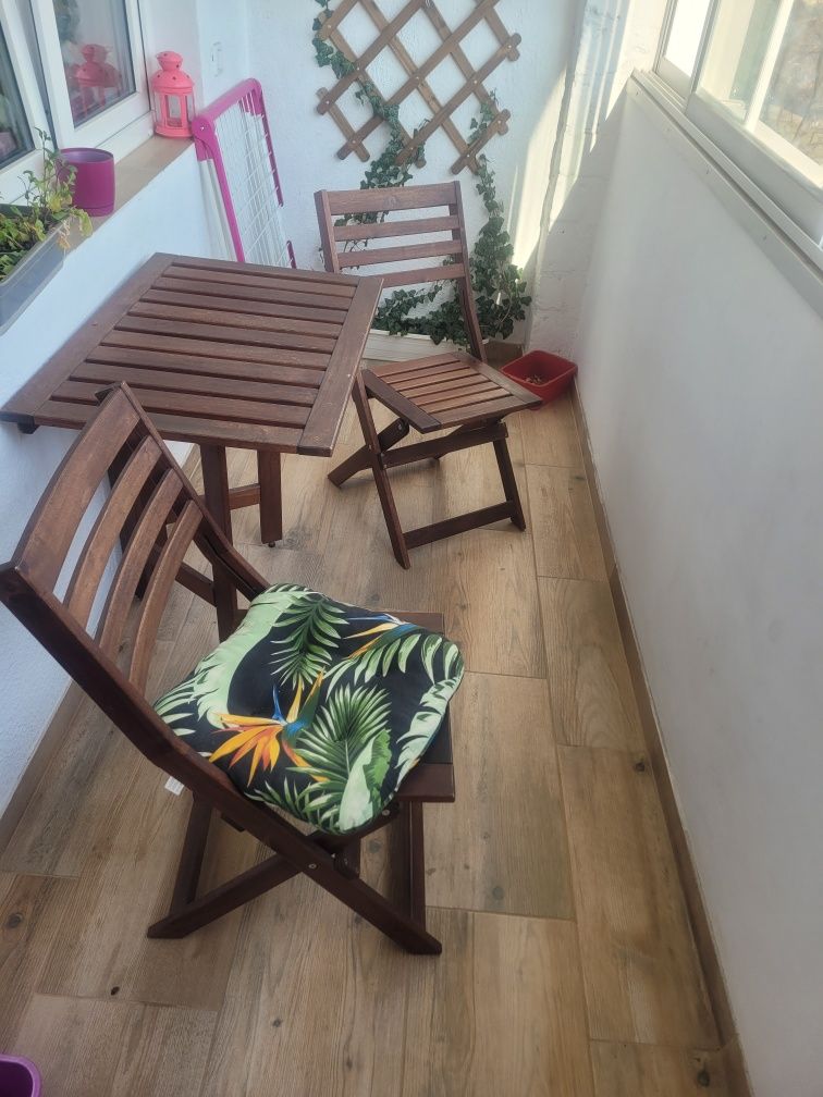 Zestaw mebli balkonowych ikea