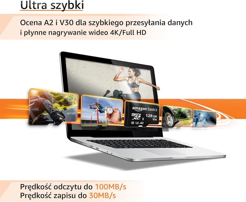 Karta microSD Amazon Basics LSMICRO128GU3 128 GB