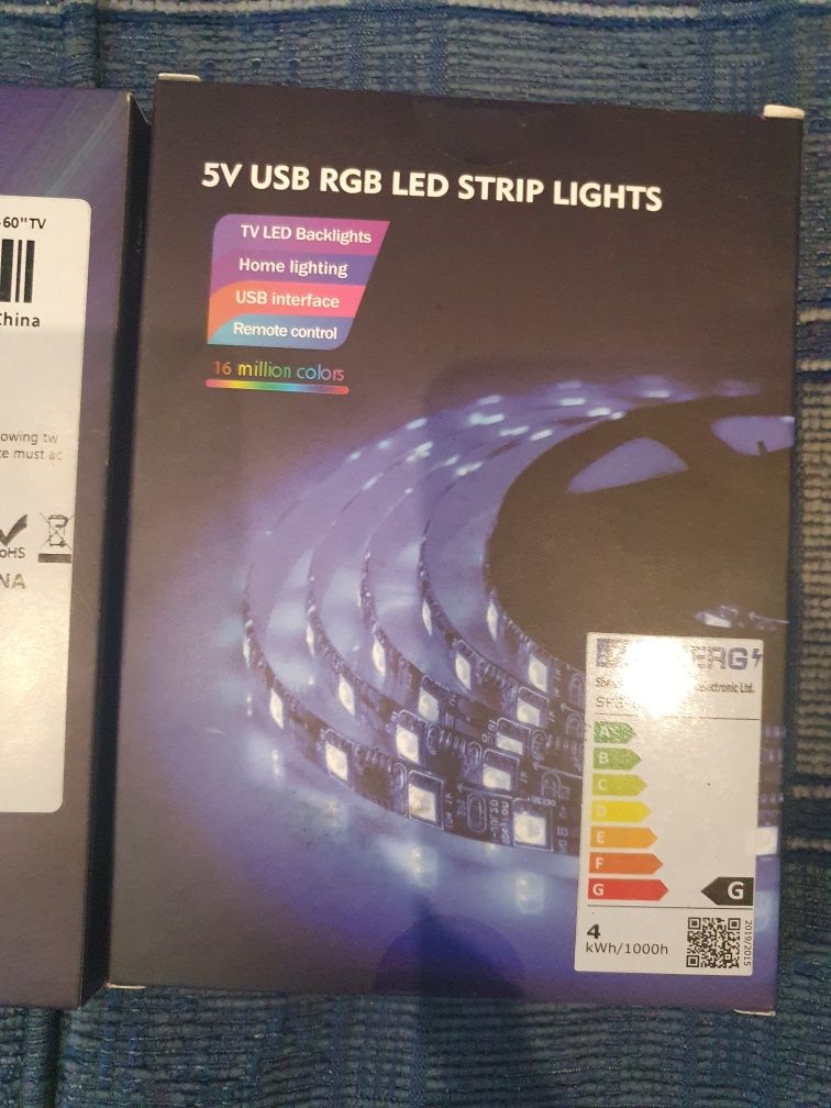 Podświetlenie led telewizora na usb 5m multicolor super efekt!