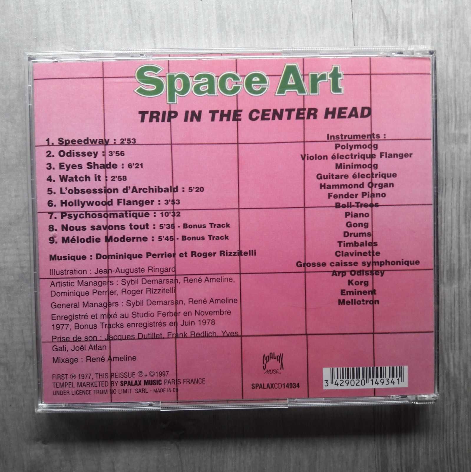 Space Art - Trip in the Center Head CD rare