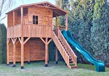 Domek w drzewach ogromny drewniany domek SUPER OFERTA !!!
