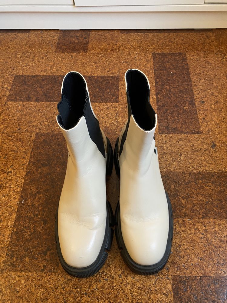 Zara leather boots