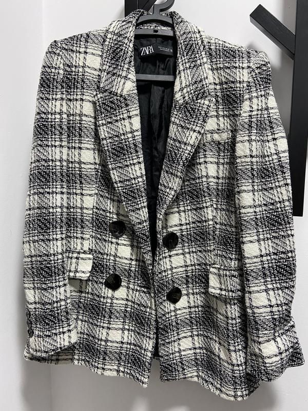 Твідовий жакет zara розмір s 44
