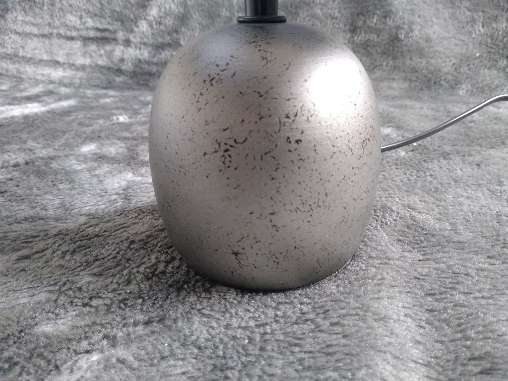 Lampka biurkowa antyczne srebro