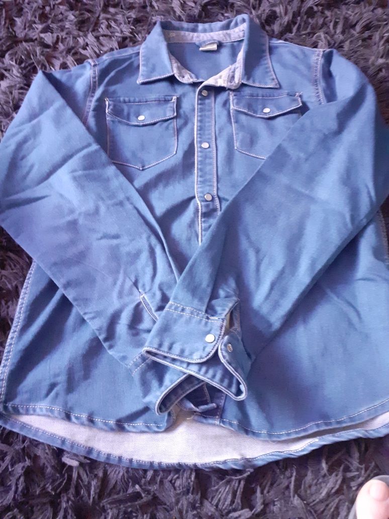 Camisa de ganga 13/14 anos