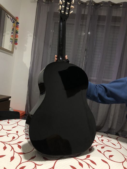 Guitarra Clássica GEMMA P C Standard Black 4/4