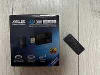 Мережевий адаптер, вайфай для компʼютера, asus ac1300 usb ac54