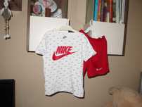 nike strój sportowy dla chłopca 116 / 122 cm używany rok