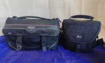Bolsas para equipamento fotográfico Hama, Lowepro, Sony e Minolta