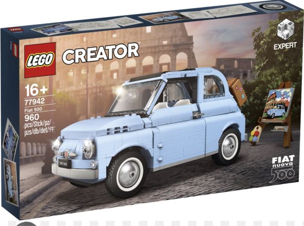 Lego Creator 77942 Fiat 500 Light Blue Limited Edition