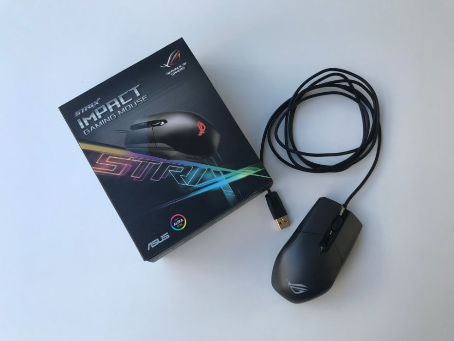 Rato - Asus ROG Strix Impact RGB Gaming Mouse