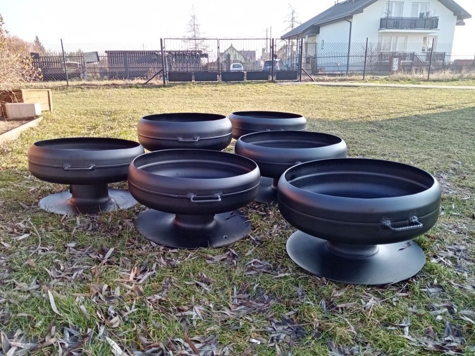 Palenisko Ognisko Grill Kociołek do ogrodu tarasu solidne ciężkie lata