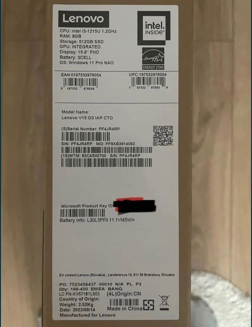 Lenovo laptop nowy zapakowany okazja