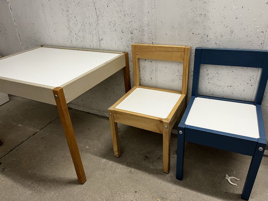 Ikea latt / 2 krzeselka i stolik dzieciecy