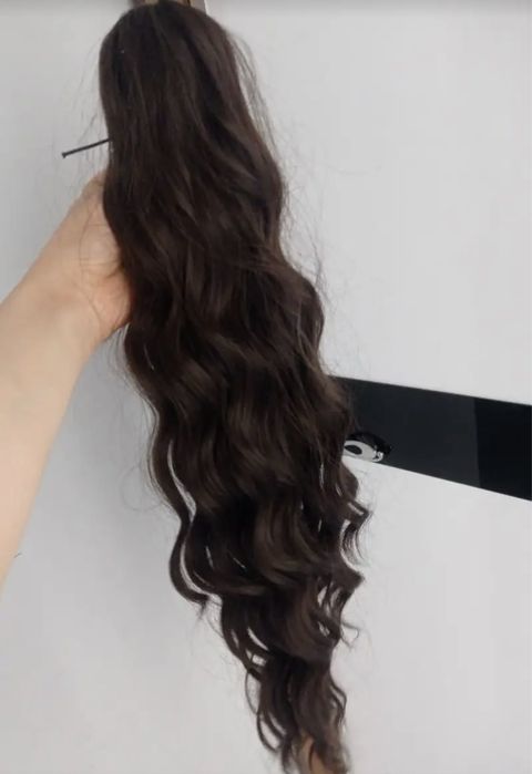 Волосся на заколці крабіку Шиньйон Накладний хвіст