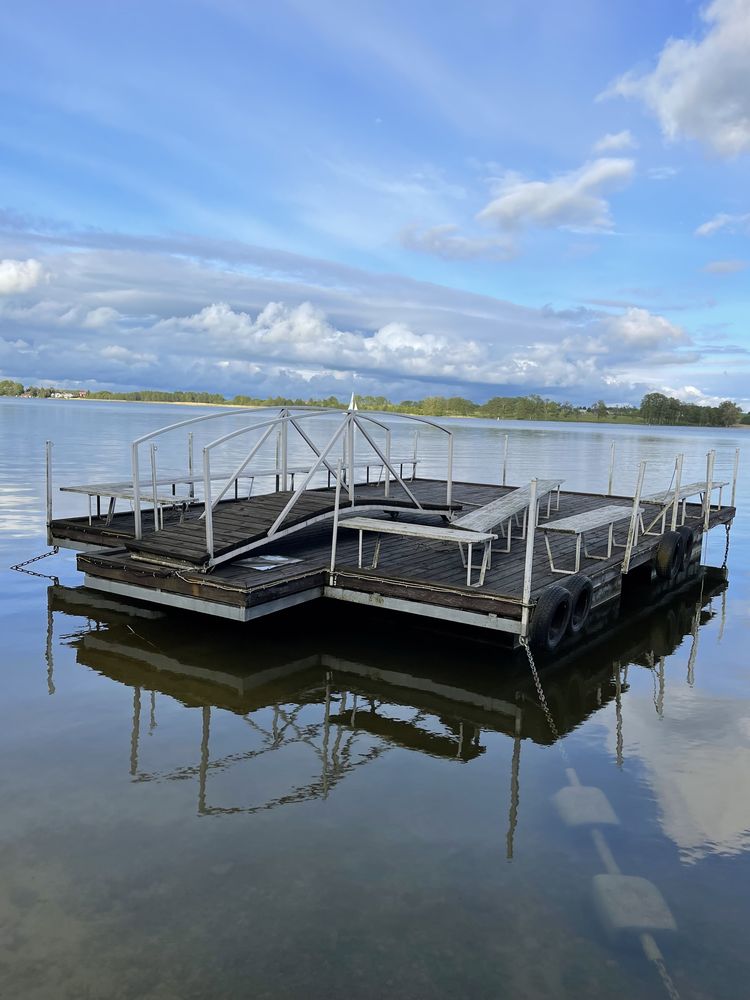 Pomost pływający betonowe pływaki houseboat platforma