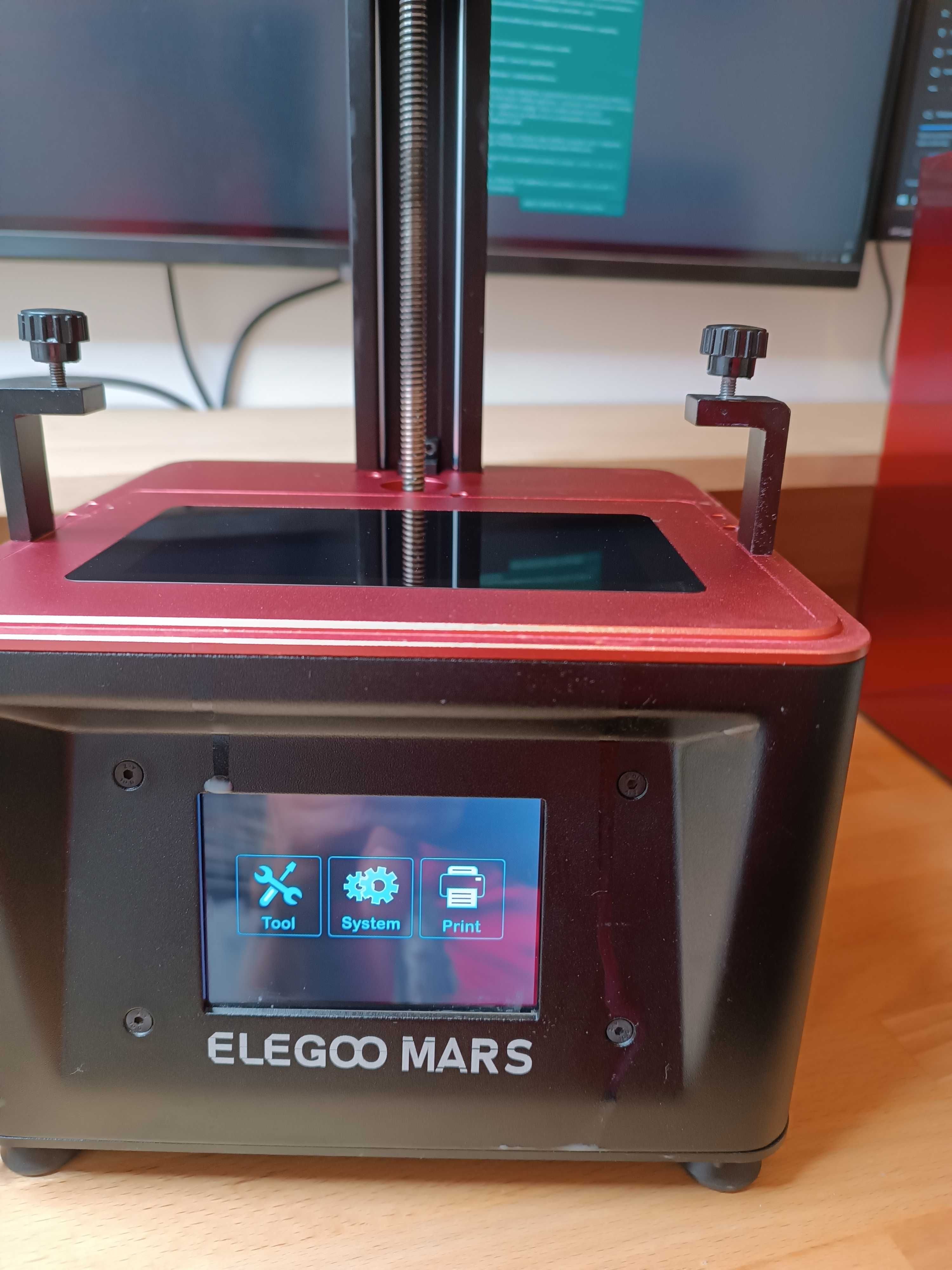 Drukarka 3D Elegoo Mars 1 + 3szt folii zabezp ekran. Sprawna
