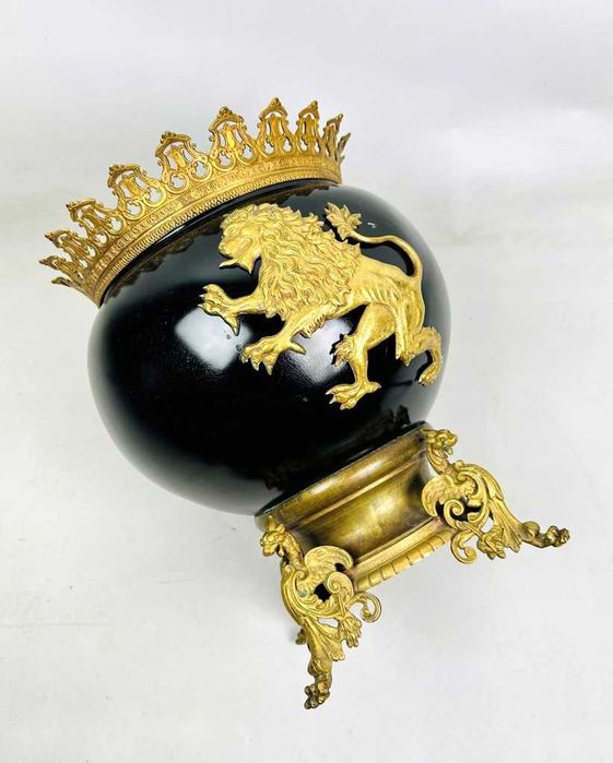 Zjawiskowa Żardiniera Brąz XIX/XX Antyk