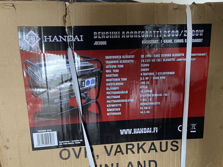 Генератор бензиновий Handai JD3000 2500/2800 кВт.