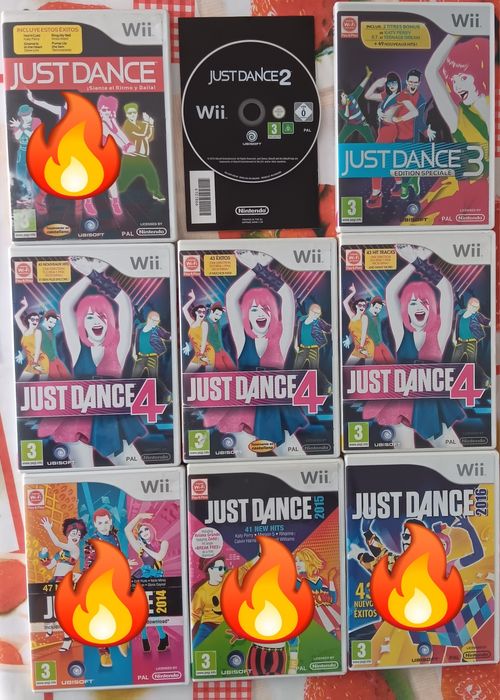 Conjunto Jogos Just Dance Nintendo Wii Feliz Natal