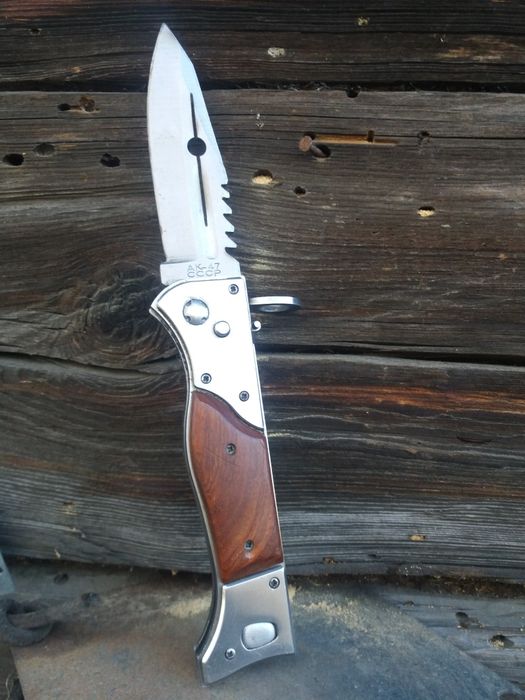 Nóż skladany z napisem Cccp ak 47