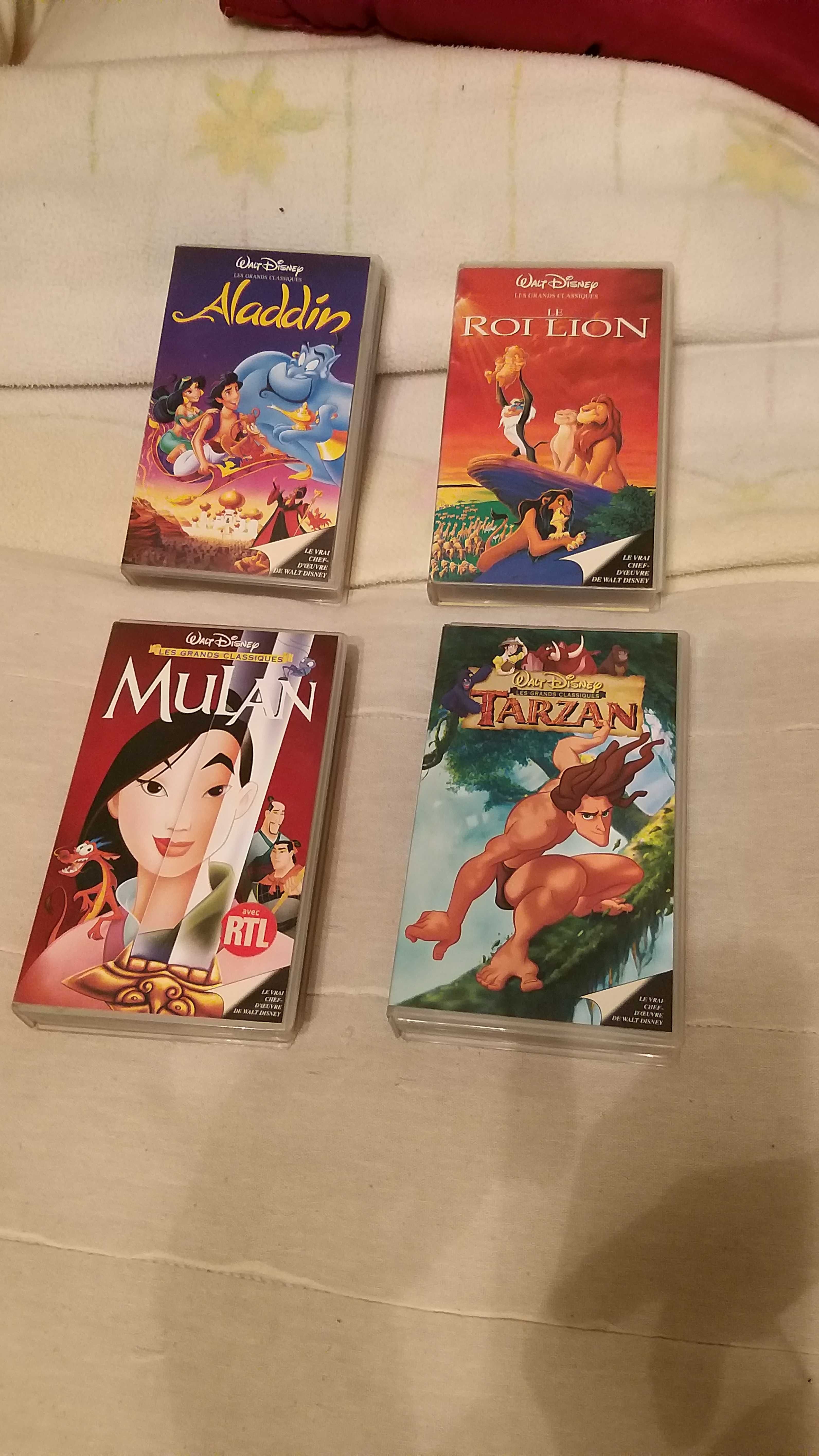 vhs lote 4 em Francês