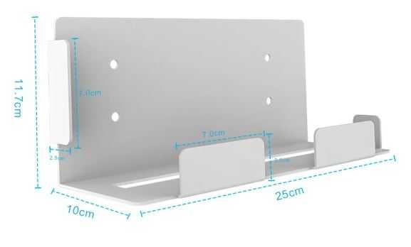 Metalowy uchwyt na ścianę do konsoli PS5