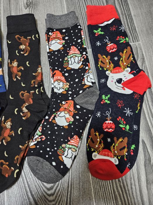Носки мужские/женские, новогодние  39-46 размер