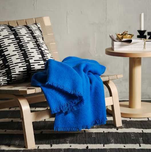 Ikea - nowy pled 100% wełna kolekcja STOCKHOLM 2025