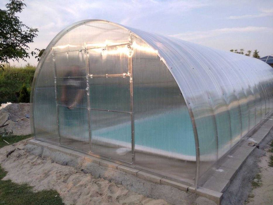 Szklarnia z poliwęglanu tunel/domek 3x4 3x6 3x8 3x10 3x12