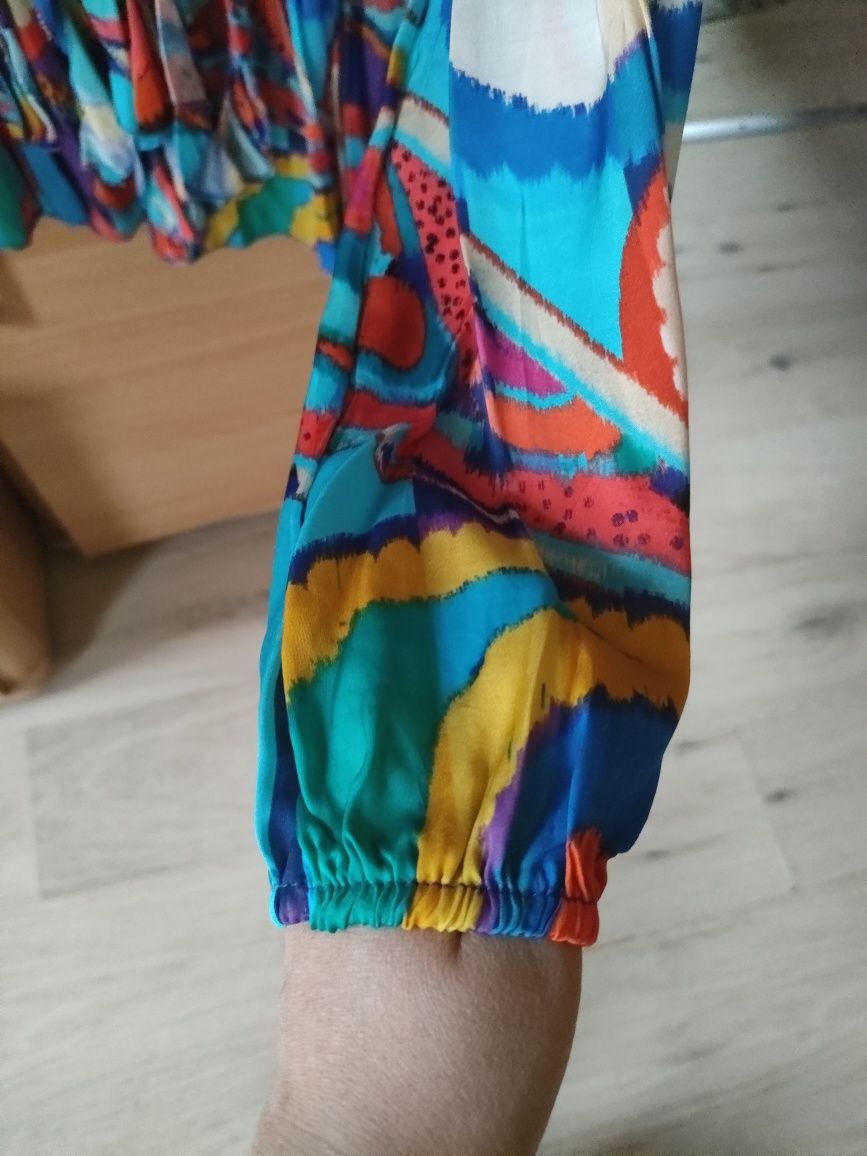 Koszula satynowa jedwabna