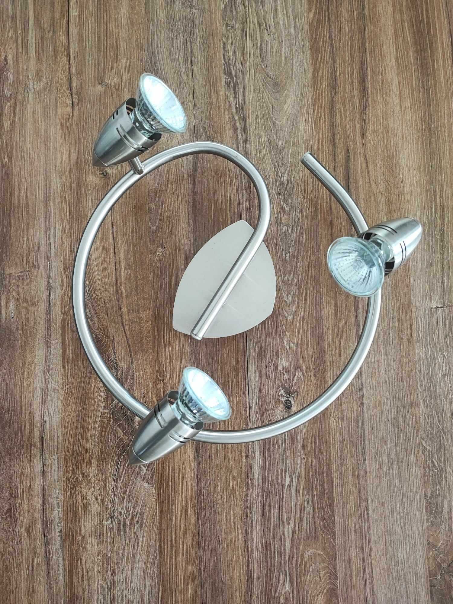 Lampa sufitowa listwa 3 x GU10 nikiel satynowy