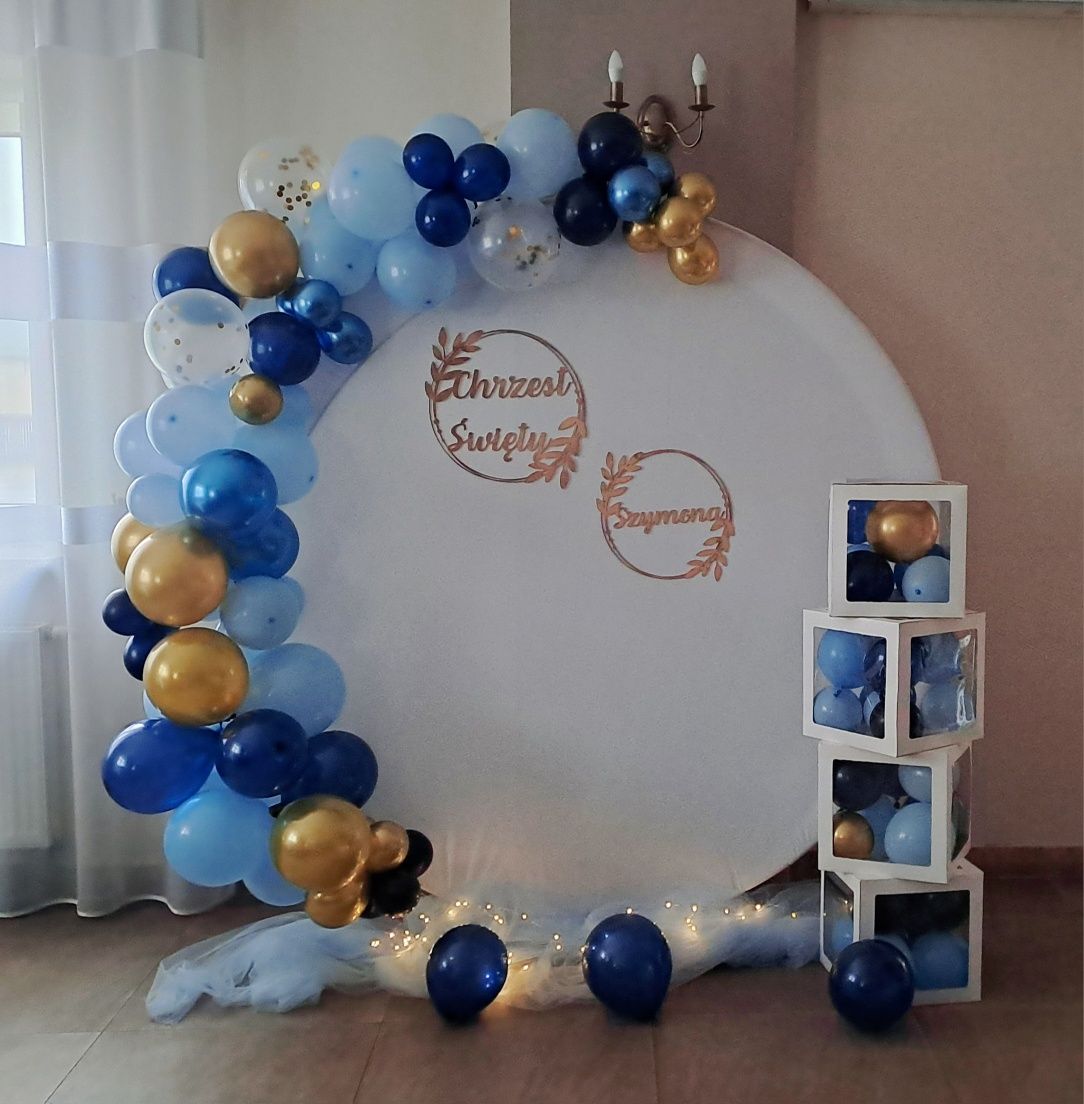 Ścianki balonowe do zdjęć, dekoracja na przyjęcie Radom i okolice.