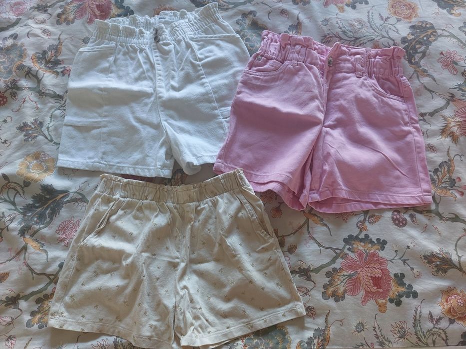 Szorty spodenki jeans paperbag 140 h&m hm sinsay