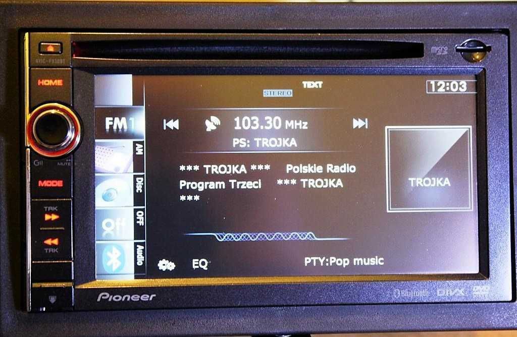 PIONEER Stacja Multimedialna Avic F930BT Nawigacja Dotyk PL Menu EU