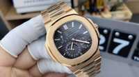 Patek Philippe Nautilus / rezerwa chodu / różowe złoto