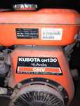 Motobomba kubota gh 130