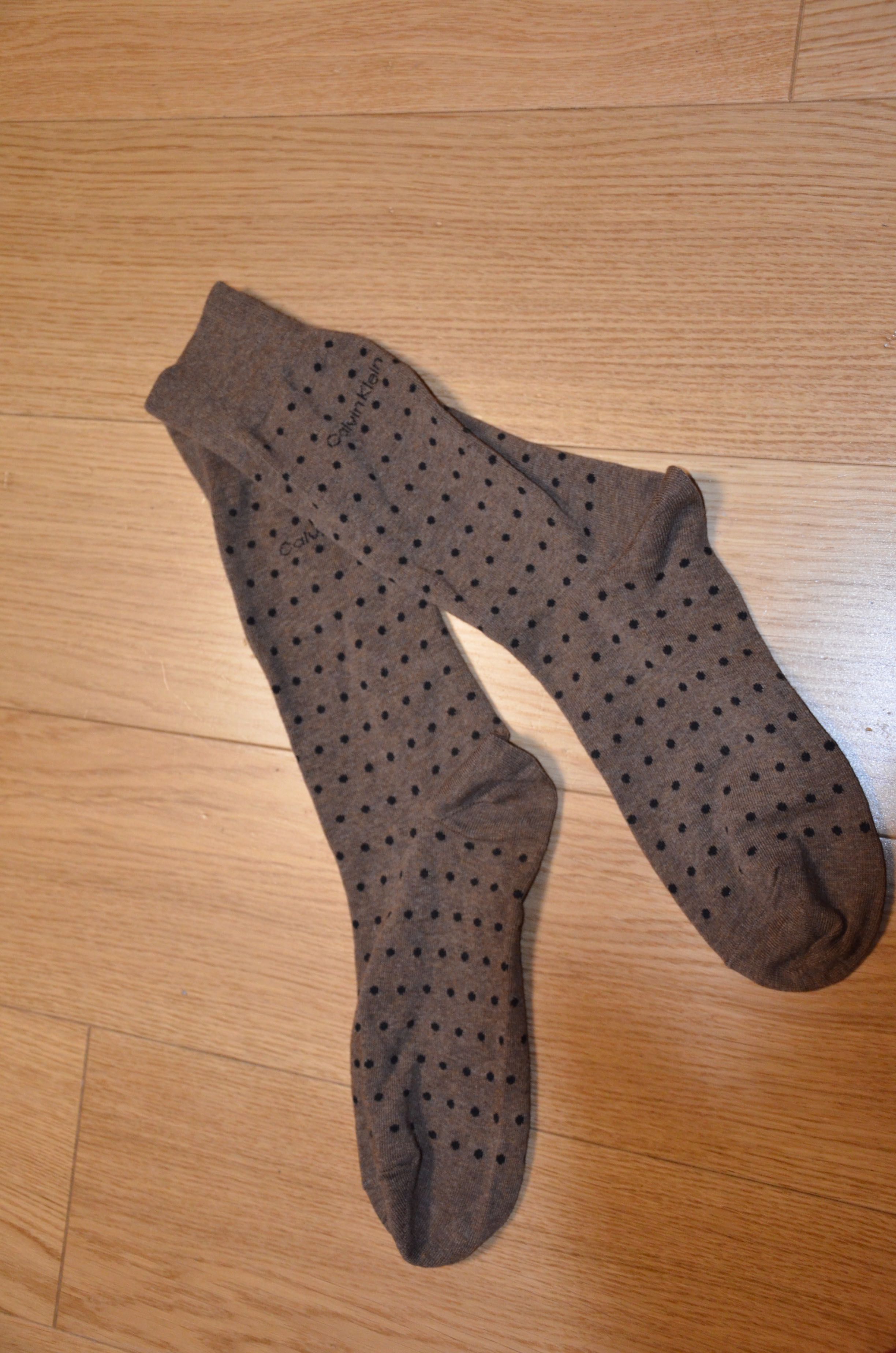 skarpetki Calvin Klein r. 40-42 brązowe