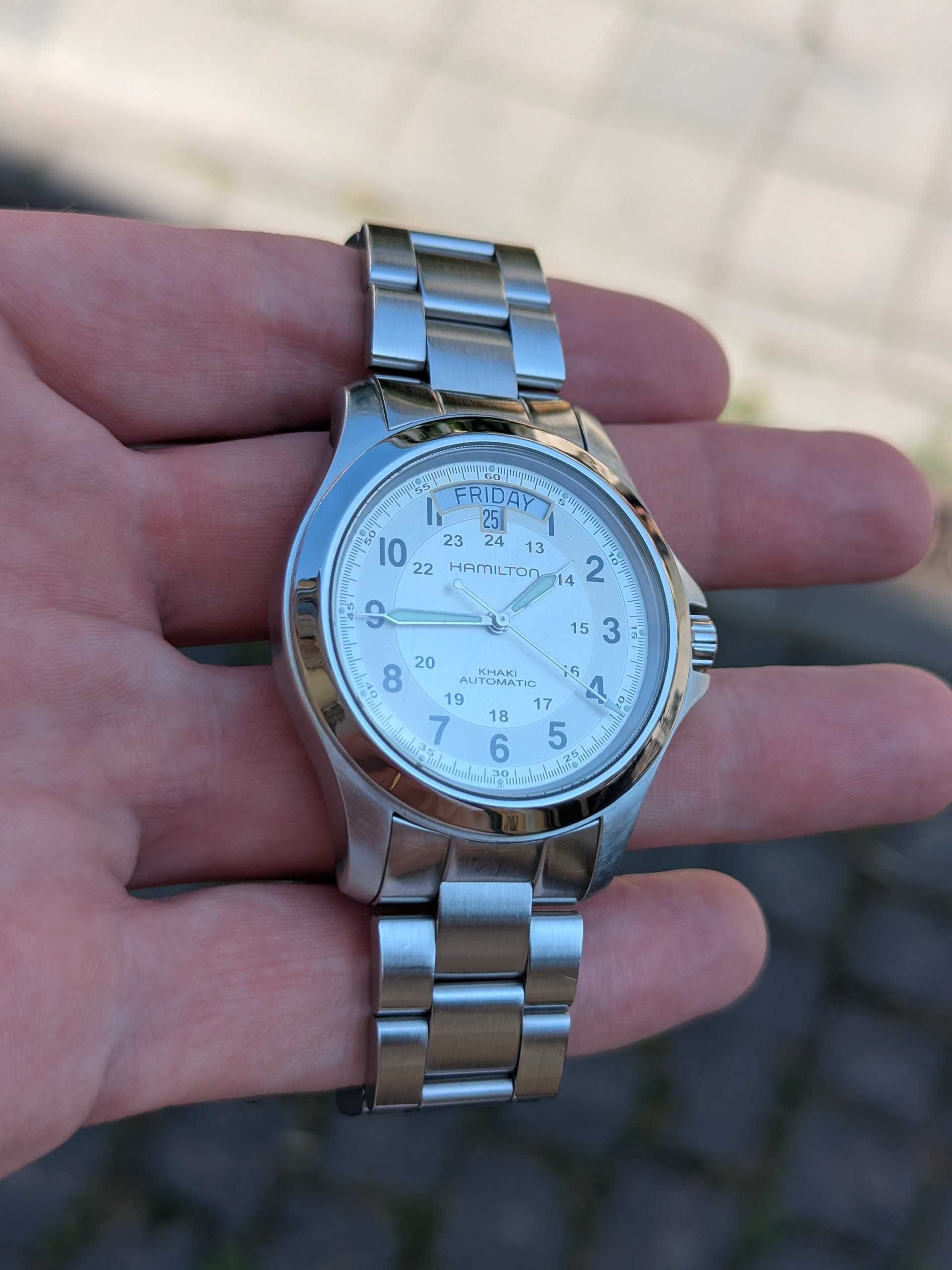 HAMILTON Khaki Field King Auto day/date